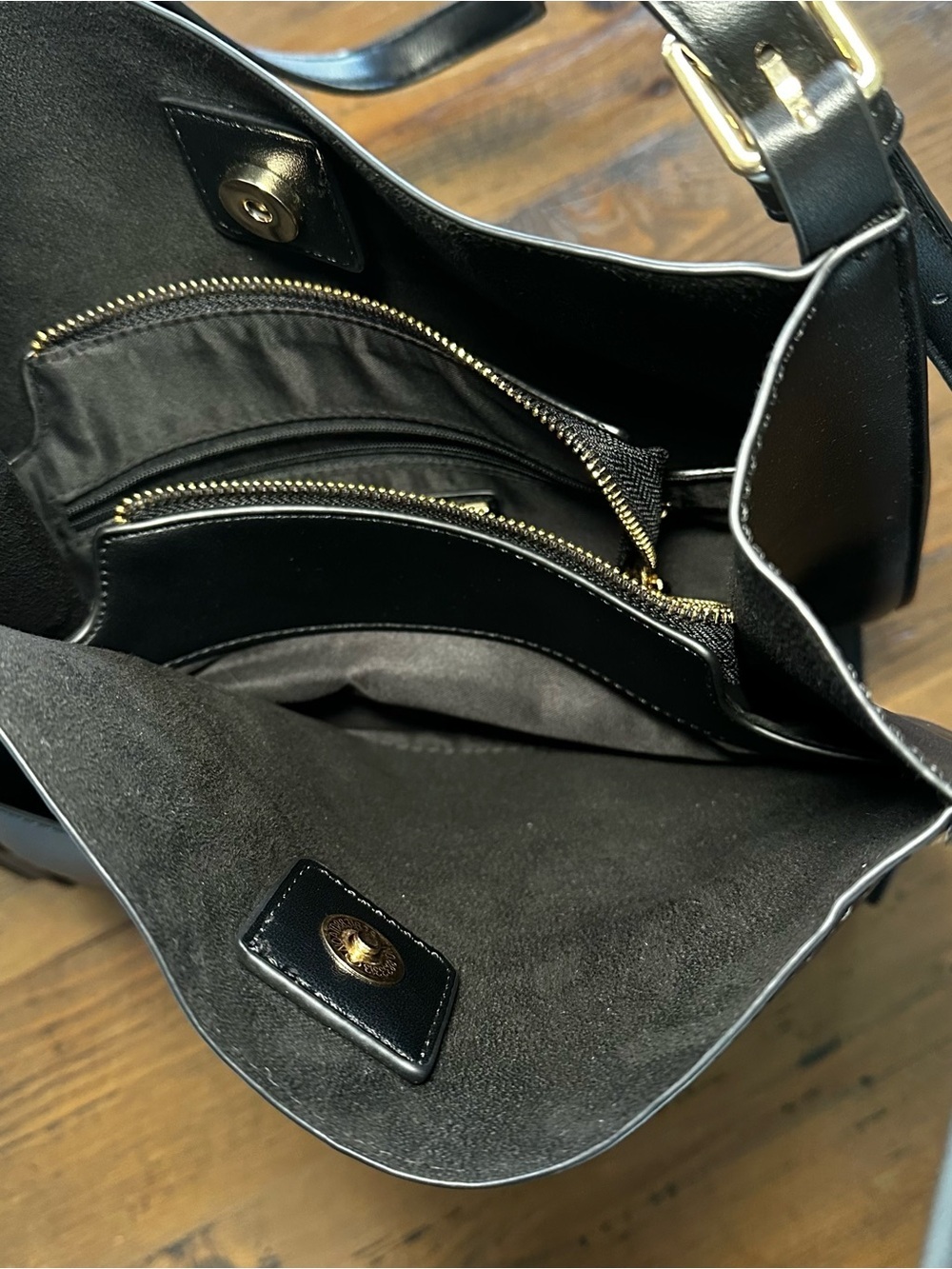 ANTIK KRAFT Sadie Tote Black Purse - Picture 5 of 7